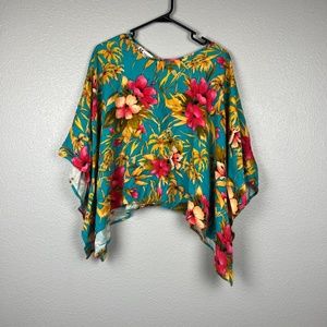 Maggie Sweet Floral Poncho